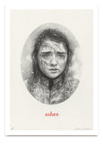 5x7 Arya Woodblock Print